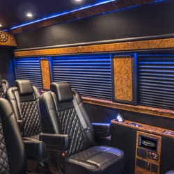 EmpireCLS Worldwide Chauffeured Services - Mercedes-Benz Executive Sprinter vans feature over 6' of headroom, Bentley-stitched captain's chairs, flat-screen TVs and more.