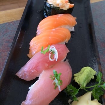 Ocean Sushi Deli - Nigiri: lobster salad, sake & hamachi | $2.25, $1.95, $1.95 each - Japanese Near Me - Monterey, California Ocean Sushi Deli - Nigiri: lobster salad, sake & hamachi | $2.25, $1.95, $1.95 each - Japanese Near Me - Monterey, California