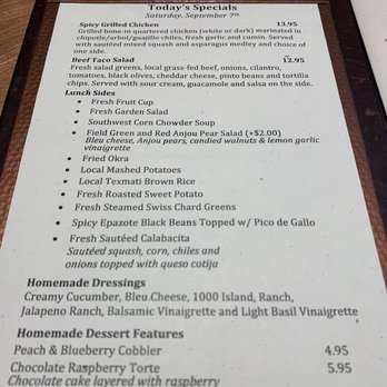 Celebration Restaurant - Menu 9/7/19 - American Near Me - Dallas, Texas