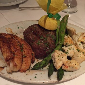 Ruth's Chris Steak House - Filet 6 oz., lobster and crab on the side. Plenty of food - Steakhouses Near Me - Cary, North Carolina