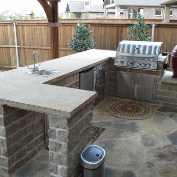 Texas Seasons Nursery & Landscape - A newly installed outdoor kitchen. Yet another of our extensive landscaping services. - Landscaping Near Me - Celina, Texas Texas Seasons Nursery & Landscape - A newly installed outdoor kitchen. Yet another of our extensive landscaping services. - Landscaping Near Me - Celina, Texas