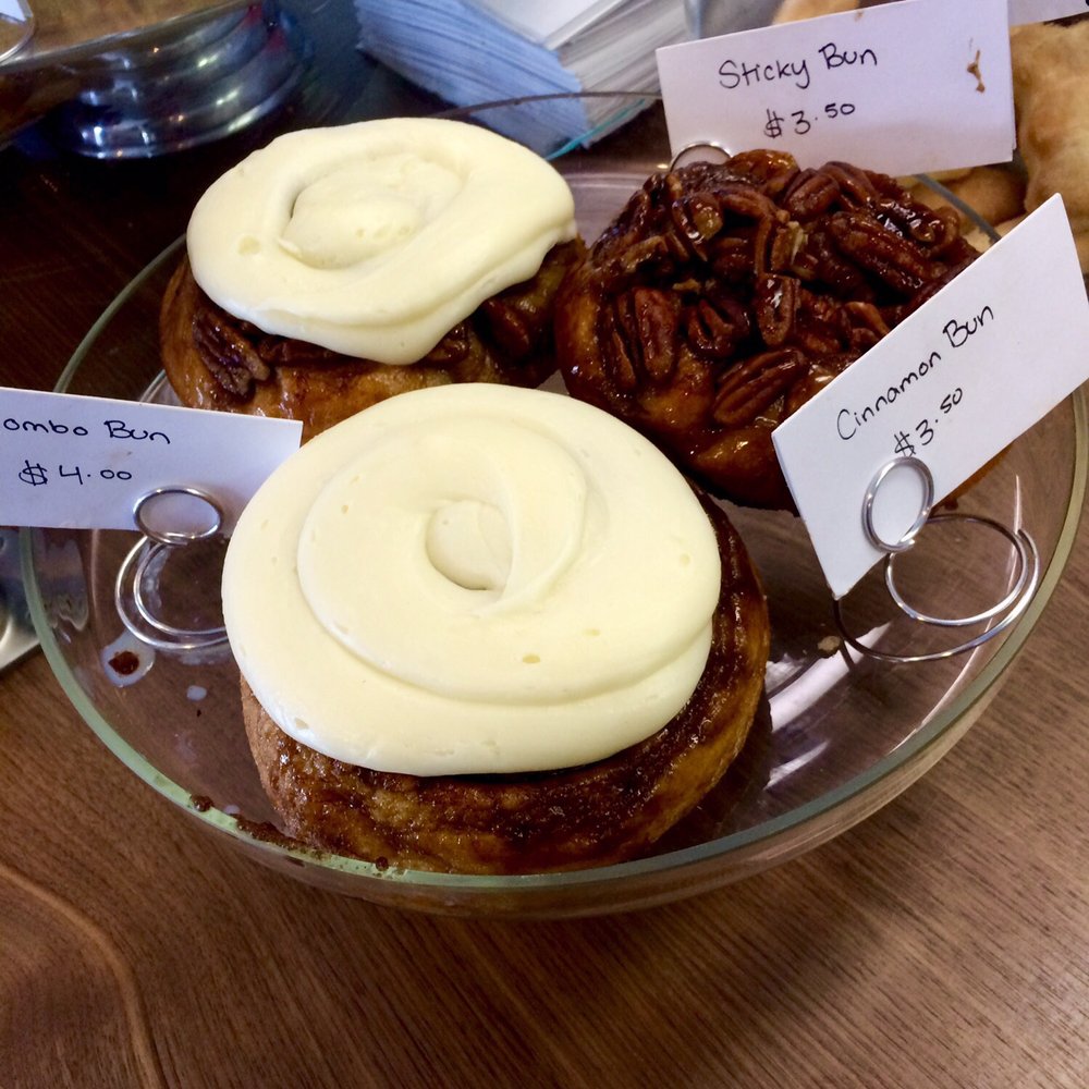 Wildflour Pastry - Difference between sticky bun, cinnamon bun, and combo. - Desserts Near Me - Charleston, South Carolina Wildflour Pastry - Difference between sticky bun, cinnamon bun, and combo. - Desserts Near Me - Charleston, South Carolina