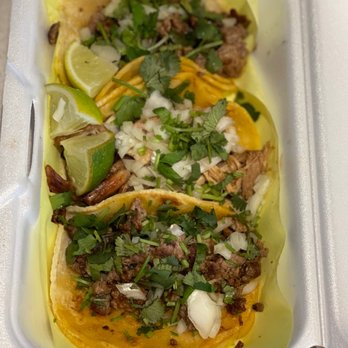 Antonio's Kitchen - Two carne asada and one carnitas. Both meats were tasty. - Food Trucks Near Me - Boise, Idaho Antonio's Kitchen - Two carne asada and one carnitas. Both meats were tasty. - Food Trucks Near Me - Boise, Idaho