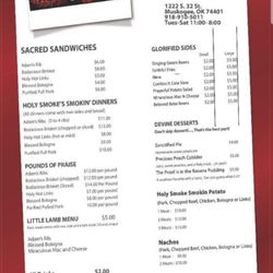 Daily Menu