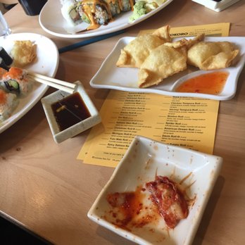 Sushi Tokoro - Crab Rangoon and one of the appetizers - Japanese Near Me - Chicago, Illinois Sushi Tokoro - Crab Rangoon and one of the appetizers - Japanese Near Me - Chicago, Illinois
