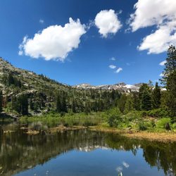 Lily Pond Lake - View from right by the parking lot