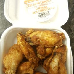 Stromboli's Pizza - The Cajun Dusted wings....were still hot when we got home...