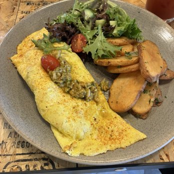 Eggspectation - Timonium - Crab and shrimp omelette - Breakfast & Brunch Near Me - Timonium, Maryland
