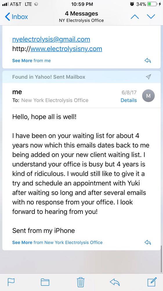 NEW YORK ELECTROLYSIS OFFICE & HEALING CENTER 24 Reviews 10 E 23rd