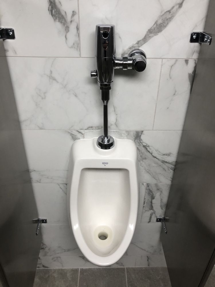 Slide of plumbing service