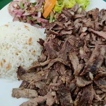 Cafe Sabah - Gyro Lamb Doner Plate - Mediterranean Near Me - Renton, Washington
