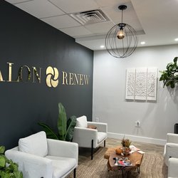 Salon Renew - Front Entrance waiting room. Very cozy.