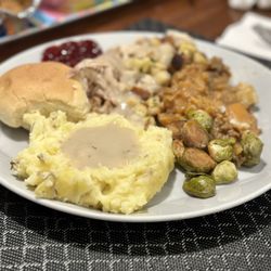 A And J's Twisted Kitchen - Delicious Turkey dinner!  Thank you