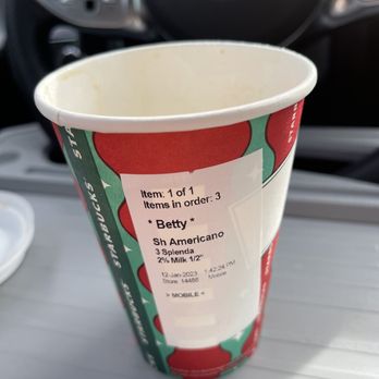 Starbucks - Almost an empty cup of coffee! - Coffee & Tea Near Me - Menifee, California Starbucks - Almost an empty cup of coffee! - Coffee & Tea Near Me - Menifee, California
