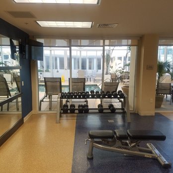 Courtyard Ocean City Oceanfront - Gym/pool area 1 - Hotels Near Me - Ocean City, Maryland