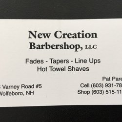 New Creation Barbershop - Call for an appointment.