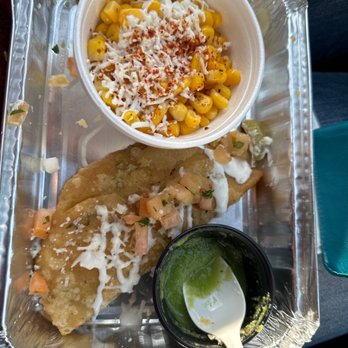 Machete Taqueria - Squash Empanadas with Esquite - New Mexican Cuisine Near Me - Redlands, California Machete Taqueria - Squash Empanadas with Esquite - New Mexican Cuisine Near Me - Redlands, California