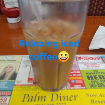Palm Diner - Iced coffee - Diners Near Me - Boynton Beach, Florida Palm Diner - Iced coffee - Diners Near Me - Boynton Beach, Florida