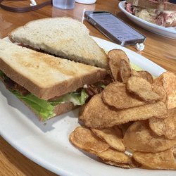 Clippers Cafe - BLT and chips.