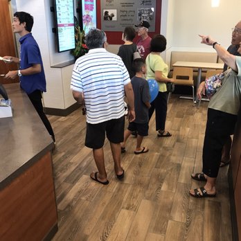 Wendy's - The order counter is on the left, the small "waiting for you food area" behind. - Fast Food Near Me - Waipahu, Hawaii