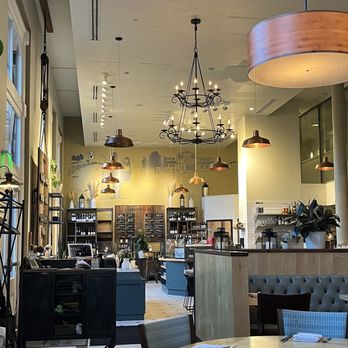 Mercantile - View of the bar from our table - New American Near Me - Denver, Colorado