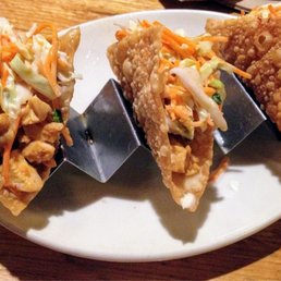 Chicken Wonton Tacos