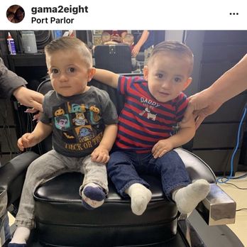 Port Parlor - The Twins Post Cut.. 1 year old - Barbers Near Me - Pedro, California Port Parlor - The Twins Post Cut.. 1 year old - Barbers Near Me - Pedro, California
