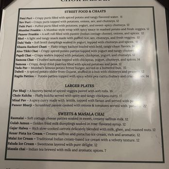 Chor Bazaar - Menu - Indian Near Me - New York, New York