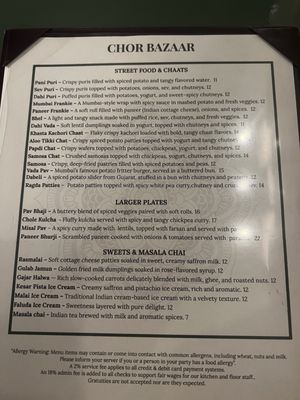 Menu photo 1 Chor Bazaar New York, NY