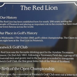 Red Lion The Pub Restaurant - Bit of history