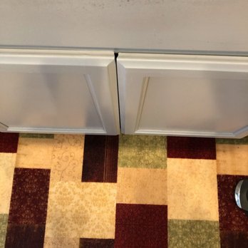 PTR Remodeling Services - Cabinet under the sink chipped days after the painting was done. - General Contractors Near Me PTR Remodeling Services - Cabinet under the sink chipped days after the painting was done. - General Contractors Near Me