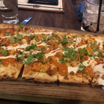 STIRR - Spicy buffalo flat bread. Super delicious and filling. - Cocktail Bars Near Me - Dallas, Texas STIRR - Spicy buffalo flat bread. Super delicious and filling. - Cocktail Bars Near Me - Dallas, Texas