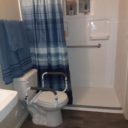 Bathroom after home modifications