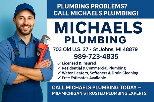 Michaels Plumbing Logo