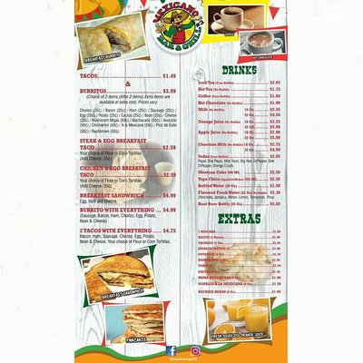 Menu photo 1 Mexicano Bar & Grill 3 Temple, TX Menu photo 1 Mexicano Bar & Grill 3 Temple, TX
