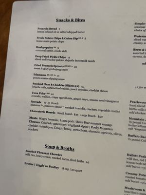 Menu photo 2 Bird & Jim Estes Park, CO Menu photo 2 Bird & Jim Estes Park, CO