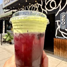 Blueberry coconut Matcha foam (seasonal) Blueberry coconut Matcha foam (seasonal)