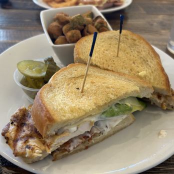 Berries & Batter - Ranch Chicken Melt w/okra - Breakfast & Brunch Near Me - Highland Village, Texas Berries & Batter - Ranch Chicken Melt w/okra - Breakfast & Brunch Near Me - Highland Village, Texas