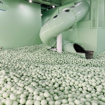 Color Factory - Giant mint green ball pit. Joyous fun for kids and grownups - Art Museums Near Me - Chicago, Illinois Color Factory - Giant mint green ball pit. Joyous fun for kids and grownups - Art Museums Near Me - Chicago, Illinois