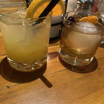 The Cork Tucson - Old Fashion and Malibu w pineapple - Steakhouses Near Me - Tucson, Arizona