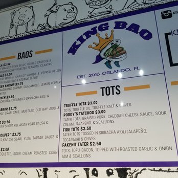 King Bao - menu - Asian Fusion Near Me - Orlando, Florida King Bao - menu - Asian Fusion Near Me - Orlando, Florida