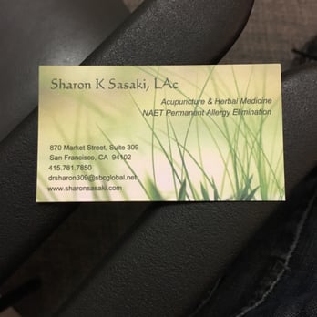 Sharon Sasaki, LAc - Acupuncture Near Me - San Francisco, California Sharon Sasaki, LAc - Acupuncture Near Me - San Francisco, California