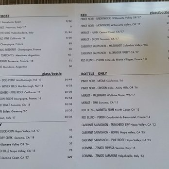Salt - Wine List - New American Near Me - Juneau, Alaska Salt - Wine List - New American Near Me - Juneau, Alaska