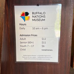 Buffalo Nations Luxton Museum - Prices 2023