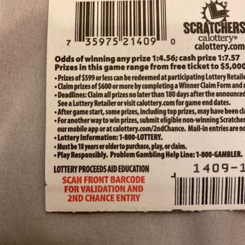 ampm - The rules of the scratch ticket. READ IT. - Convenience Stores Near Me - Irvine, California