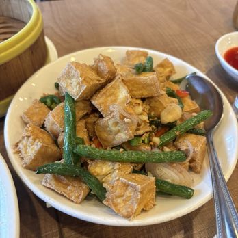 606 - Salt & Pepper Fried Tofu & String Beans - Hong Kong Style Cafe Near Me - San Francisco, California