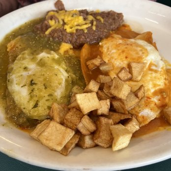 Ojeda's at Park And Coit - Huevos Divorciados - not bad, not our favorite of the day - Tex-Mex Near Me - Plano, Texas