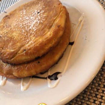Oliver's Bistro - Banana and chocolate chip pancakes - Breakfast & Brunch Near Me - Miami Beach, Florida