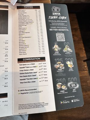 Menu photo 3 JINYA Ramen Bar - Colorado Springs Colorado Springs, CO Menu photo 3 JINYA Ramen Bar - Colorado Springs Colorado Springs, CO