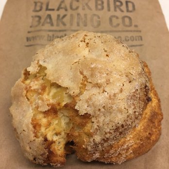 Blackbird Baking - The ginger honey scone has chunks of candied ginger. The outside is crunchy but the middle of the scone is moist. Also it is subtly sweet. - Bakeries Near Me - Toronto, Ontario